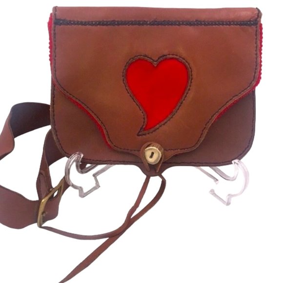 Possible Bag Mountain Man Hunting Pouch Heart ❤️ Crossbody - Picture 7 of 7